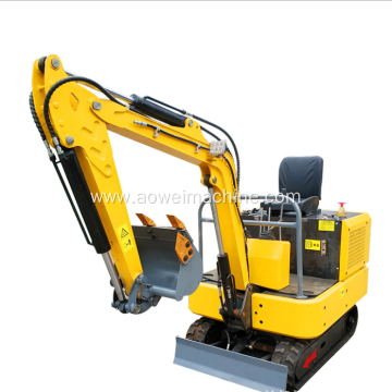 2020 hot selling cheapest small mini excavator 1 TON AW10 with swing boom strong bucket